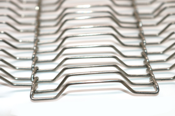 Trasportatore del cioccolato della pizza di Mesh Belt Wire Mesh For dell'alimento dell'abbigliatore di maneggio del materiale