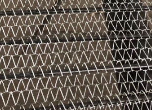 316 acciaio inossidabile Diamond Shape Metal Mesh 3,4 nastri trasportatori in espansione dell'assicella del metallo