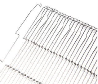 qualità  Yisen 304 Stainless Steel B Type Oven Conveyor Belt Customized Fabbrica