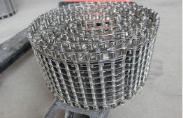 qualità  168mm-900mm SS Stainless Steel Conveyor Belt Wire Mesh for Wall Cladding Fabbrica