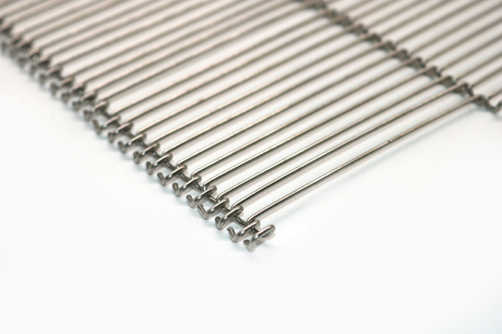 Acciaio inossidabile Mesh Belt Weave Chain Wire della flessione 304 piani del commestibile per cottura del pane