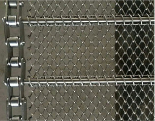 Acciaio inossidabile Mesh Belt Wire Chain Conveyor del tessuto convenzionale su ordinazione