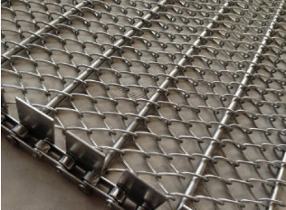 Acciaio inossidabile Mesh Belt Wire Chain Conveyor del tessuto convenzionale su ordinazione