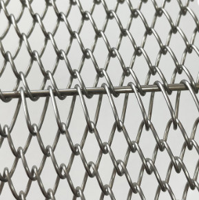 Collegamento a catena galvanizzato Diamond Mesh Steel Plate di acciaio inossidabile per i nastri trasportatori