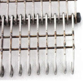 Cavo piano Mesh For Oven del nastro trasportatore di collegamento dell'occhio di acciaio inossidabile del metallo
