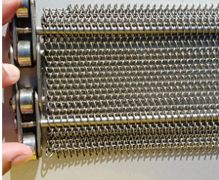 Spirale ad alta temperatura Mesh Conveyor Chain Belt Metal di acciaio inossidabile 314 310s