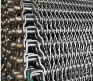 Spirale ad alta temperatura Mesh Conveyor Chain Belt Metal di acciaio inossidabile 314 310s