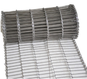 Nastro trasportatore piano su misura di acciaio inossidabile Flex Belt Wire Mesh Egg