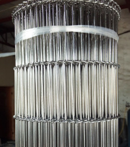 Nastro trasportatore piano su misura di acciaio inossidabile Flex Belt Wire Mesh Egg