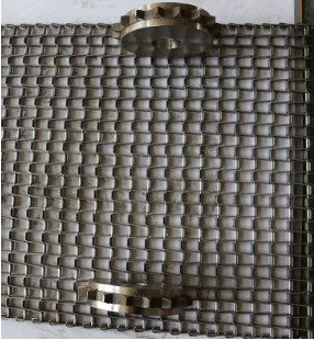Forte 316SS cavo piano Mesh Chain Belt For Conveyor