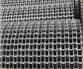 Forte 316SS cavo piano Mesh Chain Belt For Conveyor