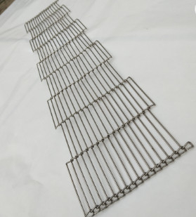 Cinghia ad alta temperatura Mesh For Eggs Conveyor del cavo dell'abbigliatore di acciaio inossidabile
