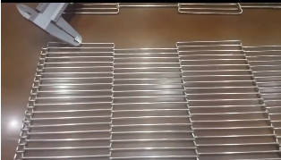 Cinghia del cavo di Mesh Conveyor Belt Metal Steel della catena della curva di giro AISI304 per alimento di raffreddamento