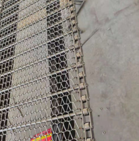 Il commestibile su misura 304 ss fissa il collegamento di Mesh Conveyor Belt Metal Chain