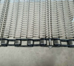 Cinghia Mesh Wire dei sistemi di trasportatore di industria alimentare di acciaio inossidabile di forma di v