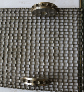 Acciaio inossidabile su ordinazione Mesh Belt For Manufacturing Plant del cavo piano di 20cm-200cm