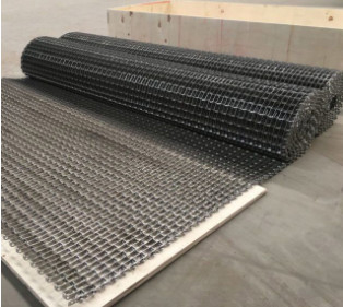 304 nastri trasportatori di acciaio inossidabile Flex Weave Square Wire Mesh