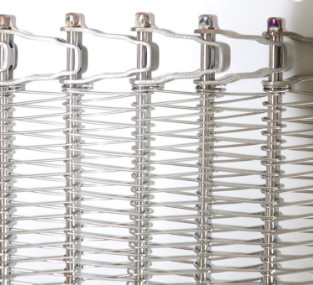 Griglia a spirale Flex Belt piano del cavo di acciaio inossidabile SS304 per il trasportatore