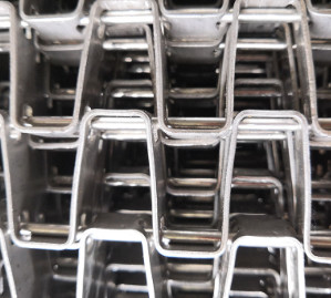 Catena industriale Mesh For Assembly Line del nastro trasportatore di acciaio inossidabile del cavo piano