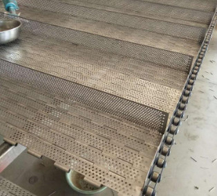 Nastro trasportatore perforato della landa del metallo di acciaio inossidabile SUS304
