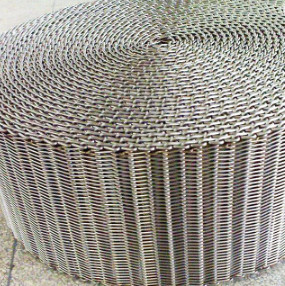 nastro metallico di 400mm 500mm Mesh Conveyor Flat Flex Belt con la catena