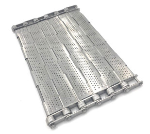Piatto ad alta temperatura di Mesh Conveyor Belt Slat Band del cavo