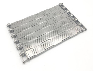 Piatto ad alta temperatura di Mesh Conveyor Belt Slat Band del cavo