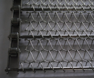 Maglia del nastro trasportatore della spina di pesce della fornace di Containuous