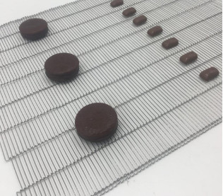 Collegamento a catena piano Oven Conveyor Belt Iron Mesh per industria di trasformazione alimentare