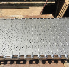 cavo Mesh Conveyor Belt della catena della stecca di acciaio inossidabile di 110V 220V
