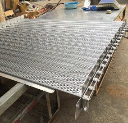 cavo Mesh Conveyor Belt della catena della stecca di acciaio inossidabile di 110V 220V