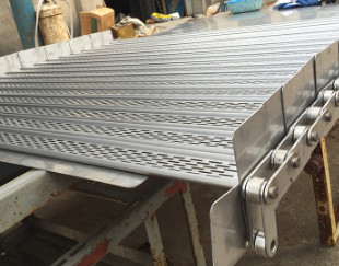 cavo Mesh Conveyor Belt della catena della stecca di acciaio inossidabile di 110V 220V