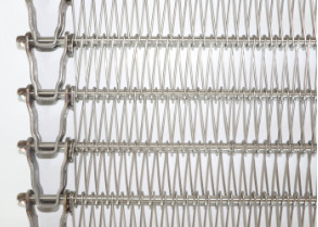 Maglia piana regolabile di acciaio inossidabile Flex Belt Conveyor Sintered Wire