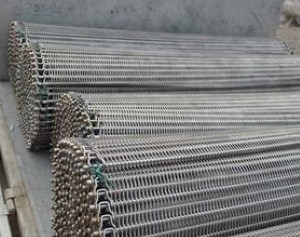 Maglia piana a catena di acciaio inossidabile Flex Belt Metal Belt Conveyor di Tiande