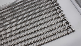 Spirale Mesh Belt Bakery Conveyor del cavo SUS304 di acciaio inossidabile