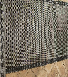 Nastro trasportatore piano industriale di Flex Wire Extruded Steel Mesh dell'alimento per cottura del pane