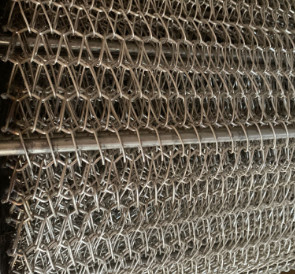 Essiccazione di Mesh Belt Roll For Cleaning del cavo del collegamento a catena di acciaio inossidabile 304