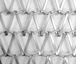 trasportatore Flex Belt Chain Link Mesh piano di acciaio inossidabile 316L