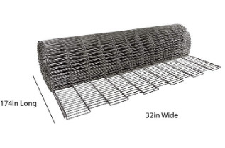Trasportatore a catena a ferro di cavallo elettrolitico Mesh Material 304