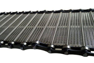Lamiera sottile estensibile 304SS Diamond Mesh Panels Conveyor Belt