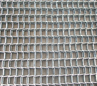 bordo d'acciaio di 1.5mm 304 Mesh Conveyor Belt Chain Link