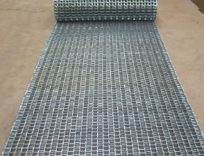 304 nastro trasportatore di acciaio inossidabile Diamond Mesh Self Furring Metal Lath