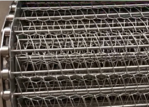 316 acciaio inossidabile Diamond Shape Metal Mesh 3,4 nastri trasportatori in espansione dell'assicella del metallo