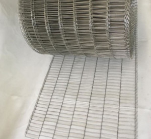 SS304 SS316 Mesh Type Conveyor Belt Wire piano per il trasporto del biscotto del cioccolato
