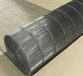 SS304 SS316 Mesh Type Conveyor Belt Wire piano per il trasporto del biscotto del cioccolato