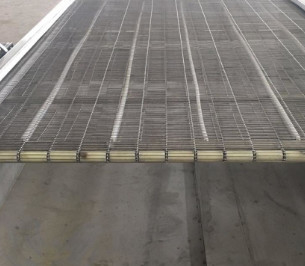 Cavo piano della cinghia di Flex Metal Food Processing Mesh per il trasportatore