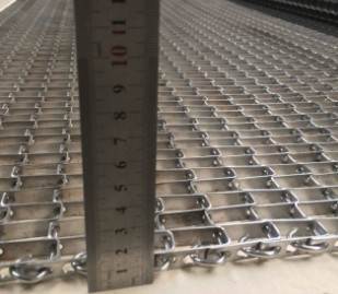 Cavo piano Mesh For Bakery della cinghia di Flex Enrobe Stainless Steel Conveyor