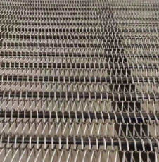 Dimensione su misura nastro trasportatore del cavo di acciaio inossidabile del commestibile di collegamento dell'occhio 304