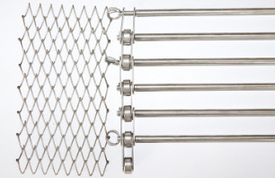 Acciaio inossidabile Mesh Belt Conveyor del cavo dell'OEM SS304