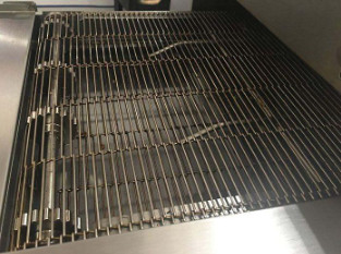 Alimento Mesh Belt For Baking del trasportatore del cavo di acciaio inossidabile del forno 316 della pizza